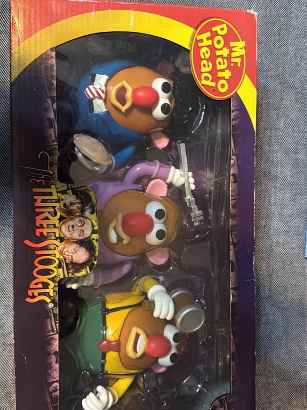 Three Stooges 3-Figure Set - Multicolor